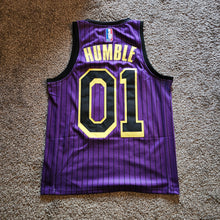 Load image into Gallery viewer, FULL EMBROIDERED leftover Kings x Kendrick Lamar basketball jersey