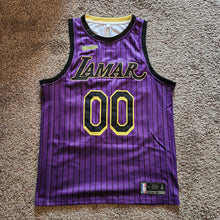 Load image into Gallery viewer, FULL EMBROIDERED leftover Kings x Kendrick Lamar basketball jersey