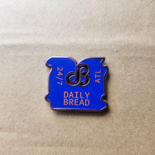 Load image into Gallery viewer, Daily Bread - bread tag hard enamel pins

