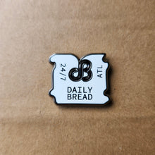 Load image into Gallery viewer, Daily Bread - bread tag hard enamel pins

