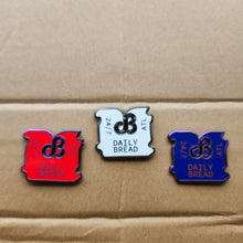 Load image into Gallery viewer, Daily Bread - bread tag hard enamel pins
