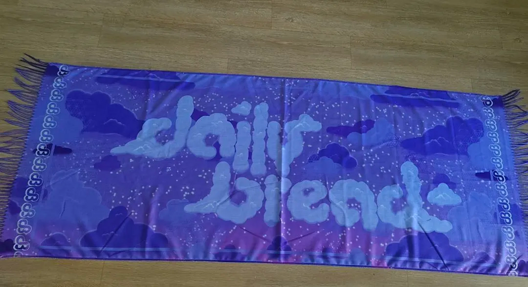 Leftover Purple Clouds pashmina