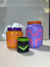 Load image into Gallery viewer, Mini Dark Wobble plant/trinket jar
